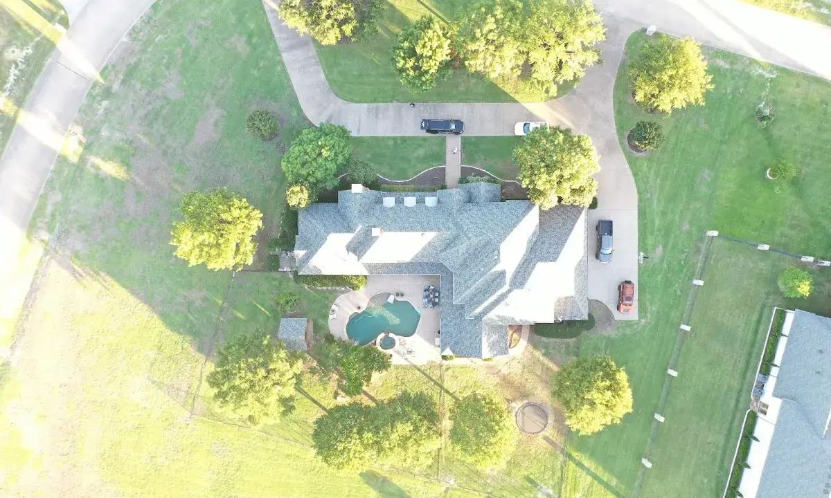 New shingle roof installation on a home in Lochmoor Waterway Estates